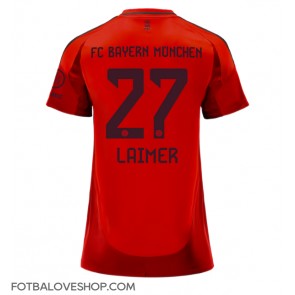 Bayern Munich Konrad Laimer #27 Dámské Domácí Dres 2024-25 Krátký Rukáv