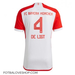 Bayern Munich Matthijs de Ligt #4 Domácí Dres 2023-24 Krátký Rukáv