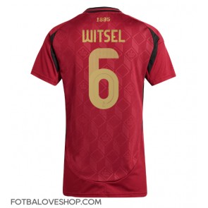 Belgie Axel Witsel #6 Dámské Domácí Dres ME 2024 Krátký Rukáv