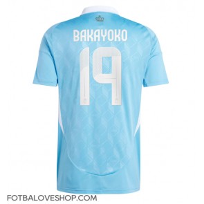 Belgie Johan Bakayoko #19 Venkovní Dres ME 2024 Krátký Rukáv