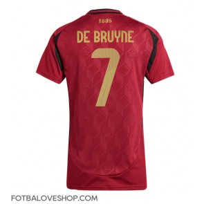 Belgie Kevin De Bruyne #7 Dámské Domácí Dres ME 2024 Krátký Rukáv