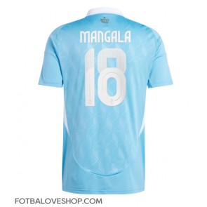 Belgie Orel Mangala #18 Venkovní Dres ME 2024 Krátký Rukáv