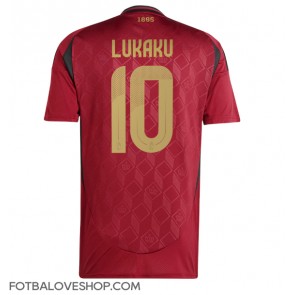 Belgie Romelu Lukaku #10 Domácí Dres ME 2024 Krátký Rukáv