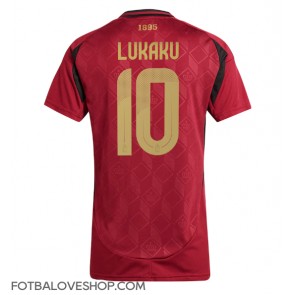 Belgie Romelu Lukaku #10 Dámské Domácí Dres ME 2024 Krátký Rukáv