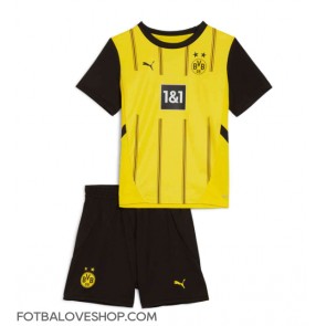 Borussia Dortmund Dětské Domácí Dres 2024-25 Krátký Rukáv (+ trenýrky)