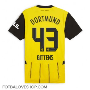 Borussia Dortmund Jamie Bynoe-Gittens #43 Domácí Dres 2024-25 Krátký Rukáv