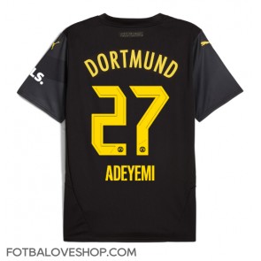 Borussia Dortmund Karim Adeyemi #27 Venkovní Dres 2024-25 Krátký Rukáv