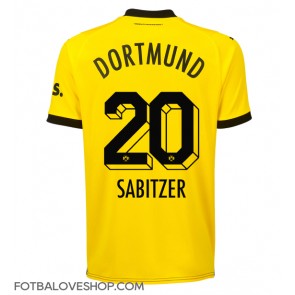 Borussia Dortmund Marcel Sabitzer #20 Domácí Dres 2023-24 Krátký Rukáv