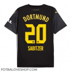 Borussia Dortmund Marcel Sabitzer #20 Venkovní Dres 2024-25 Krátký Rukáv