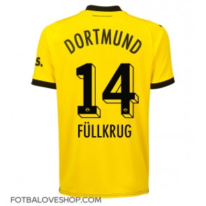 Borussia Dortmund Niclas Fullkrug #14 Domácí Dres 2023-24 Krátký Rukáv