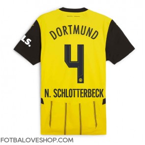 Borussia Dortmund Nico Schlotterbeck #4 Domácí Dres 2024-25 Krátký Rukáv