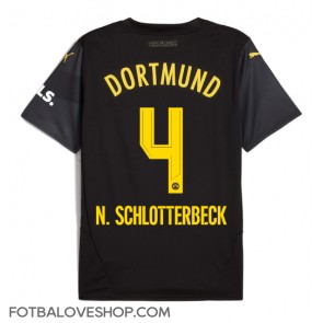 Borussia Dortmund Nico Schlotterbeck #4 Venkovní Dres 2024-25 Krátký Rukáv