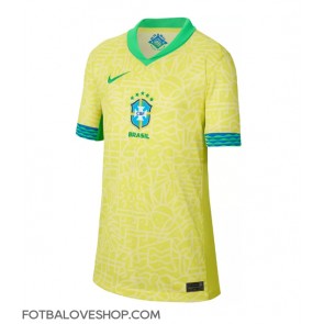 Brazílie Dámské Domácí Dres Copa America 2024 Krátký Rukáv