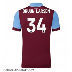 Burnley Jacob Bruun Larsen #34 Domácí Dres 2023-24 Krátký Rukáv