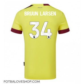 Burnley Jacob Bruun Larsen #34 Venkovní Dres 2023-24 Krátký Rukáv