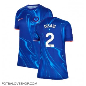 Chelsea Axel Disasi #2 Dámské Domácí Dres 2024-25 Krátký Rukáv