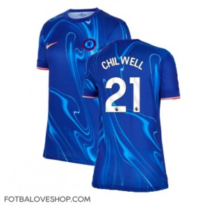 Chelsea Ben Chilwell #21 Dámské Domácí Dres 2024-25 Krátký Rukáv