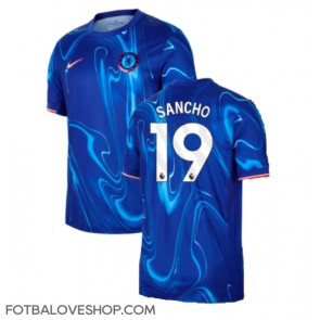 Chelsea Jadon Sancho #19 Domácí Dres 2024-25 Krátký Rukáv