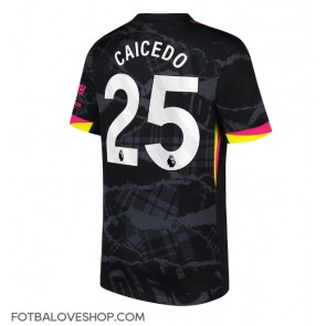 Chelsea Moises Caicedo #25 Alternativní Dres 2024-25 Krátký Rukáv