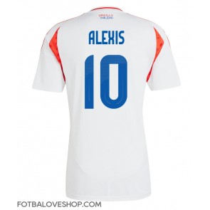 Chile Alexis Sanchez #10 Venkovní Dres Copa America 2024 Krátký Rukáv