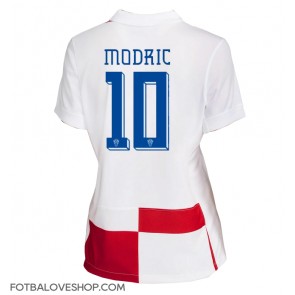 Chorvatsko Luka Modric #10 Dámské Domácí Dres ME 2024 Krátký Rukáv