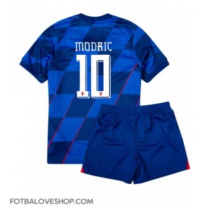 Chorvatsko Luka Modric #10 Dětské Venkovní Dres ME 2024 Krátký Rukáv (+ trenýrky)