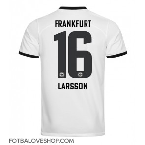 Eintracht Frankfurt Hugo Larsson #16 Alternativní Dres 2023-24 Krátký Rukáv