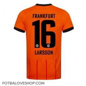 Eintracht Frankfurt Hugo Larsson #16 Alternativní Dres 2024-25 Krátký Rukáv