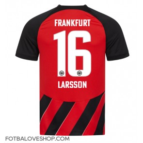 Eintracht Frankfurt Hugo Larsson #16 Domácí Dres 2023-24 Krátký Rukáv