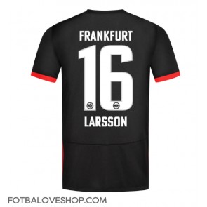 Eintracht Frankfurt Hugo Larsson #16 Venkovní Dres 2024-25 Krátký Rukáv