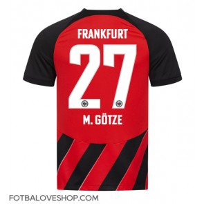 Eintracht Frankfurt Mario Gotze #27 Domácí Dres 2023-24 Krátký Rukáv