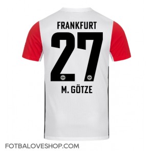 Eintracht Frankfurt Mario Gotze #27 Domácí Dres 2024-25 Krátký Rukáv