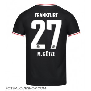 Eintracht Frankfurt Mario Gotze #27 Venkovní Dres 2023-24 Krátký Rukáv