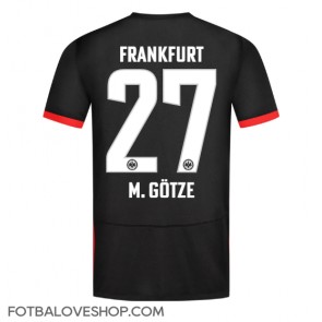 Eintracht Frankfurt Mario Gotze #27 Venkovní Dres 2024-25 Krátký Rukáv