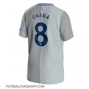 Everton Amadou Onana #8 Alternativní Dres 2023-24 Krátký Rukáv