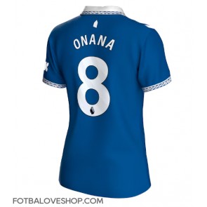 Everton Amadou Onana #8 Dámské Domácí Dres 2023-24 Krátký Rukáv