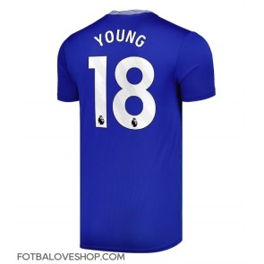 Everton Ashley Young #18 Domácí Dres 2024-25 Krátký Rukáv