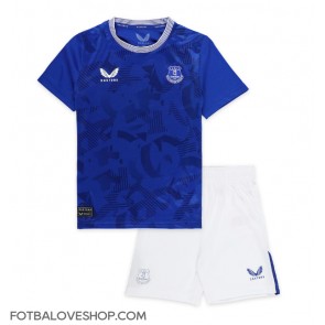 Everton Dětské Domácí Dres 2024-25 Krátký Rukáv (+ trenýrky)