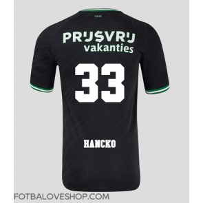 Feyenoord David Hancko #33 Venkovní Dres 2024-25 Krátký Rukáv