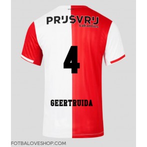 Feyenoord Lutsharel Geertruida #4 Domácí Dres 2023-24 Krátký Rukáv