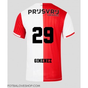 Feyenoord Santiago Gimenez #29 Domácí Dres 2023-24 Krátký Rukáv