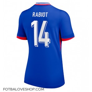 Francie Adrien Rabiot #14 Dámské Domácí Dres ME 2024 Krátký Rukáv