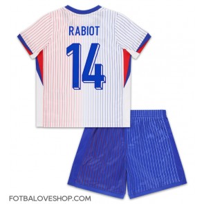 Francie Adrien Rabiot #14 Dětské Venkovní Dres ME 2024 Krátký Rukáv (+ trenýrky)