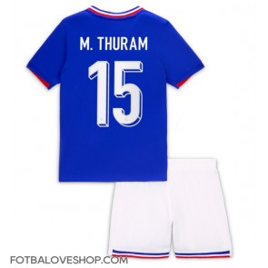 Francie Marcus Thuram #15 Dětské Domácí Dres ME 2024 Krátký Rukáv (+ trenýrky)