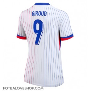 Francie Olivier Giroud #9 Dámské Venkovní Dres ME 2024 Krátký Rukáv