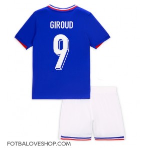 Francie Olivier Giroud #9 Dětské Domácí Dres ME 2024 Krátký Rukáv (+ trenýrky)