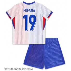 Francie Youssouf Fofana #19 Dětské Venkovní Dres ME 2024 Krátký Rukáv (+ trenýrky)