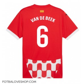 Girona Donny van de Beek #6 Domácí Dres 2024-25 Krátký Rukáv