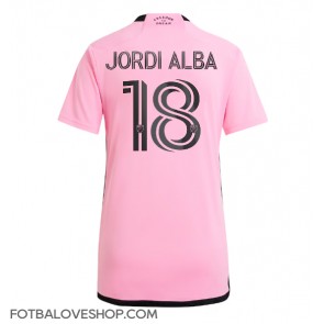 Inter Miami Jordi Alba #18 Dámské Domácí Dres 2024-25 Krátký Rukáv