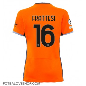 Inter Milan Davide Frattesi #16 Dámské Alternativní Dres 2023-24 Krátký Rukáv